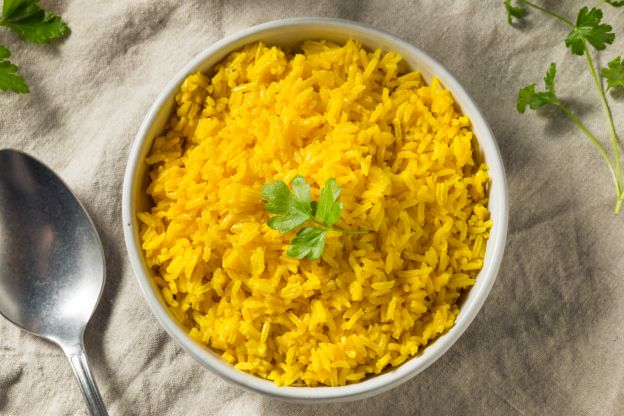 Arroz a la cúrcuma