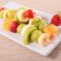 Brochetas de fruta