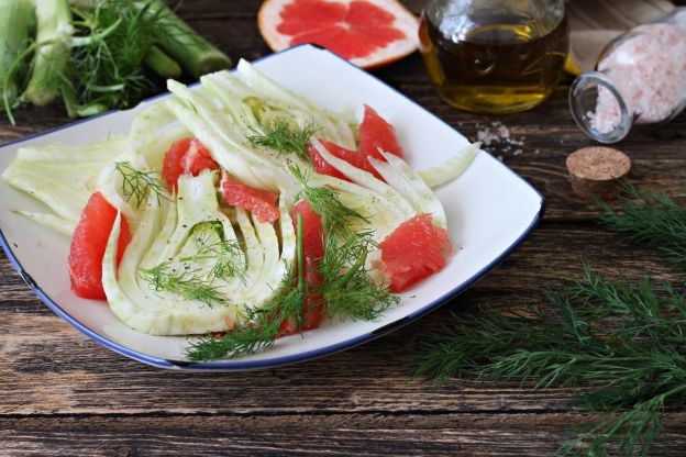 Ensalada de hinojo con pomelo