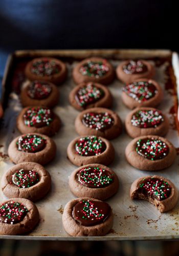 Galletas de chocolate con crema de chocolate