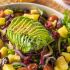 Ensalada de piña con aguacate