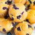 Muffins de mora azul 