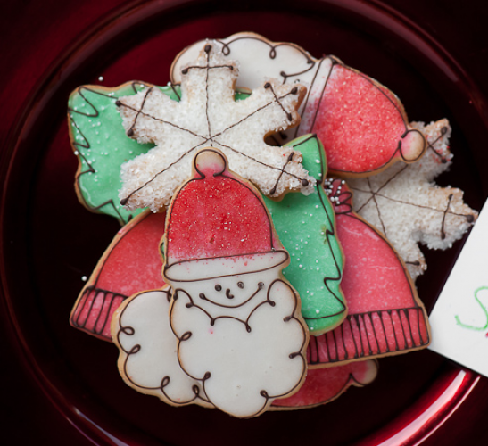 Galletas navideñas decoradas