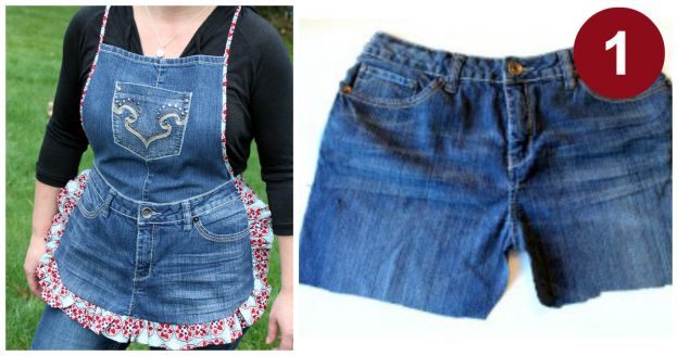 Con unos jeans viejos