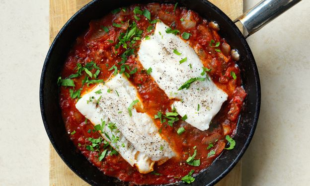 Bacalao con tomate