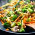 wok con tofu y vegetales