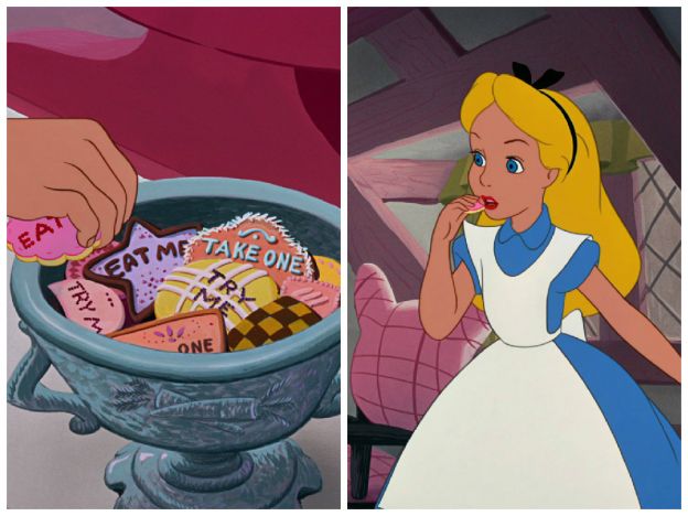 2. Alicia en el país de las maravillas: Pastas de té