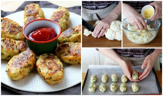 Aprende a hacer albóndigas de coliflor con parmesano