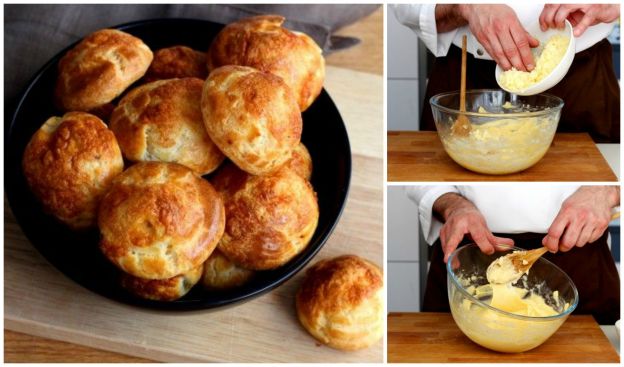 Aprende a hacer los Gougères, los deliciosos panecillos de queso franceses