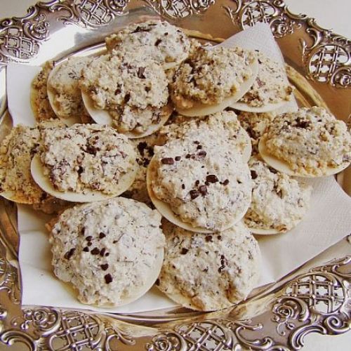 Macarrones de chocolate