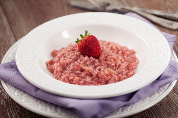Risotto de fresas