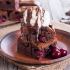 Brownies de chocolate y cereza