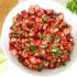 Pico de gallo de fresas