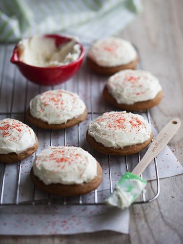 Galletas con glaseado de queso