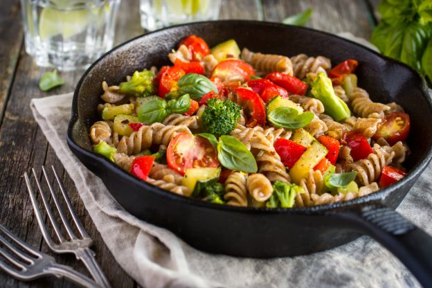 Pasta con vegetales