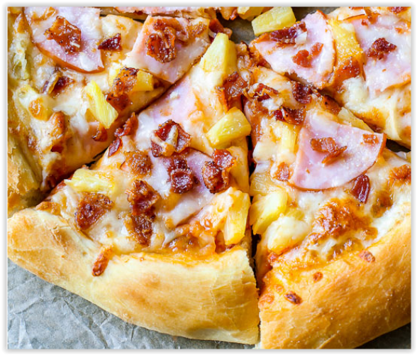 1. Pizza hawaiana