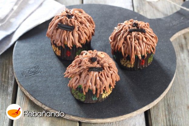 ¡Cupcakes de Chewbacca!