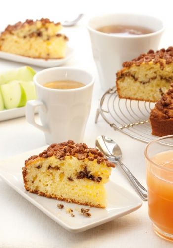 Bizcocho con arroz inflado de chocolate