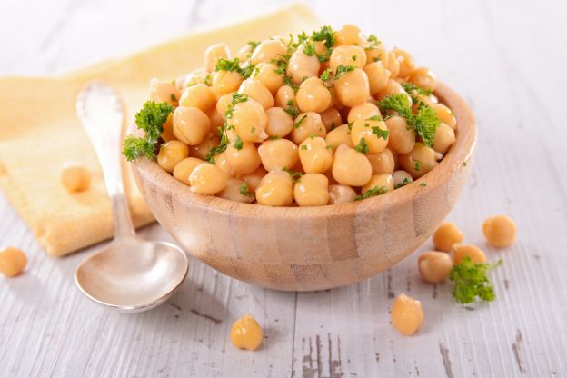 Garbanzos y aguacate