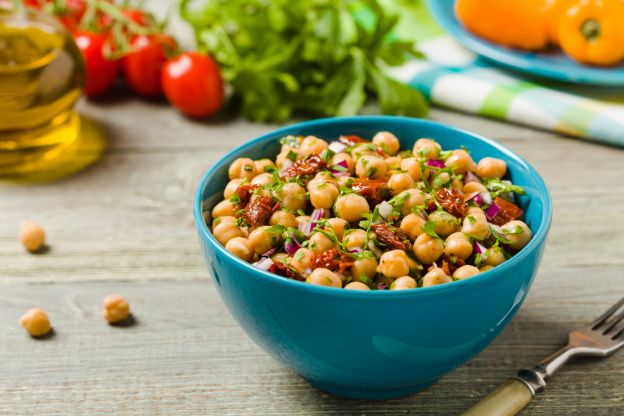 Garbanzos con sardinas