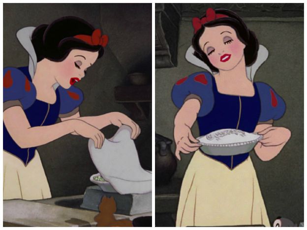 3. Blancanieves: Tarta de piña