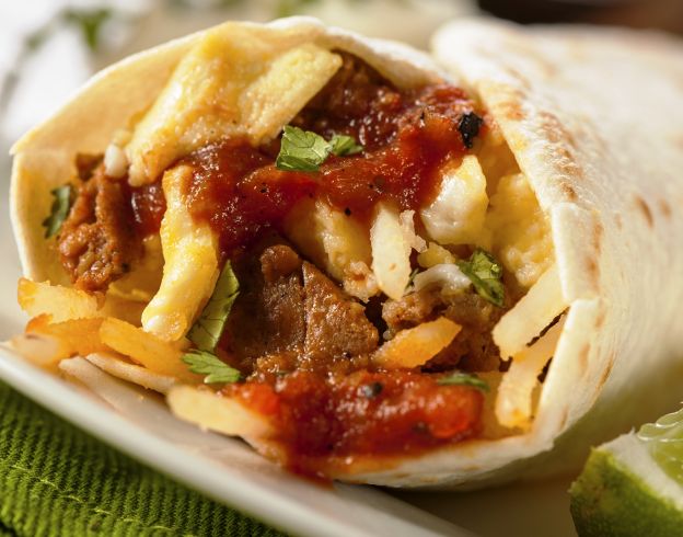 Burritos de chorizo