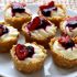 Mini cheesecakes de cereza