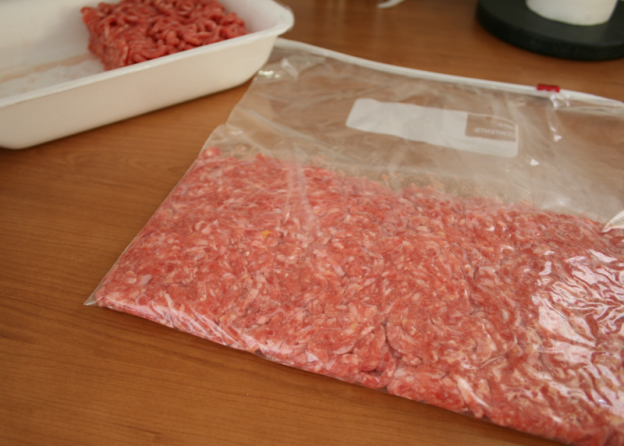 cómo congelar la carne molida