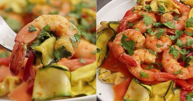 Ensalada de camarones