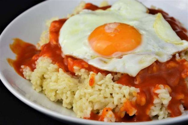 arroz a la cubana