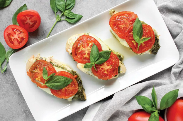 POLLO AL PESTO HORNEADO