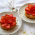 Tartaletas de fresa con masa quebrada
