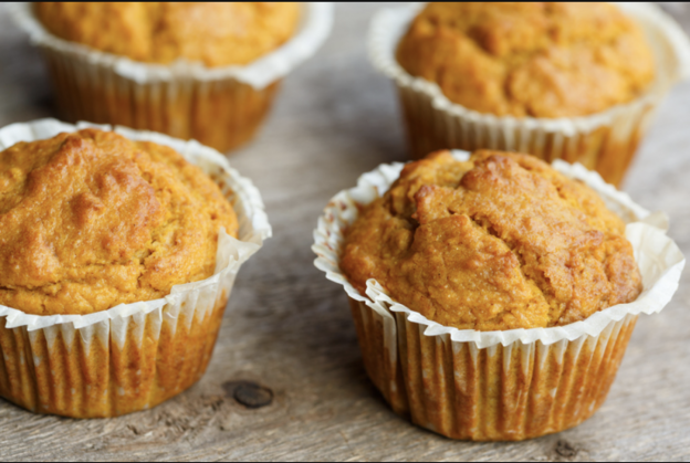 Muffins de berenjena y boniato