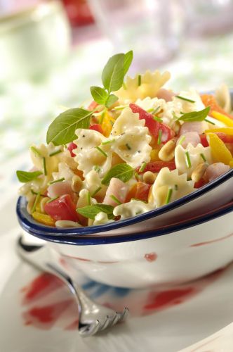 Ensalada de pasta arcoiris