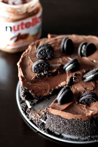 Cheesecake de Oreo y Nutella