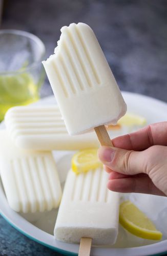 Paletas de limoncello y coco