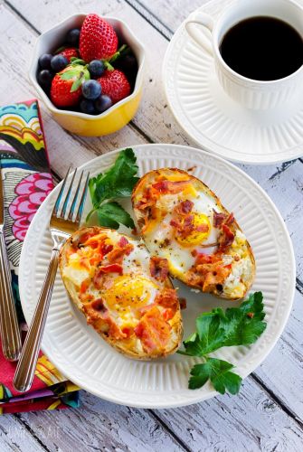 Piel de patatas rellenas