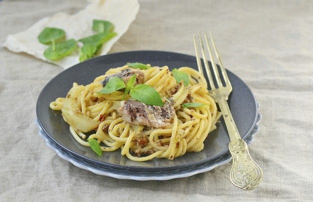 10 - Pasta con sardinas