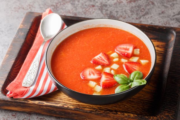Gazpacho de fresa