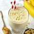 Smoothie de banana y mantequilla de maní