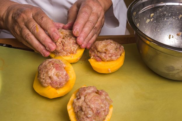 MELOCOTONES rellenOs