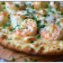 87. Pizza con gambas