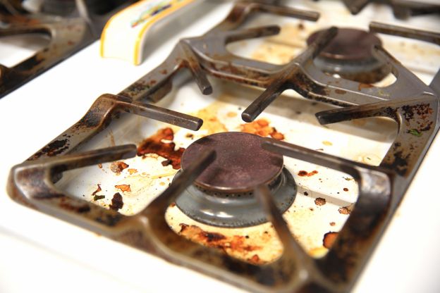 Limpia las hornillas de la estufa