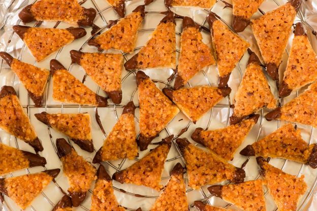 Turrón con chocolate