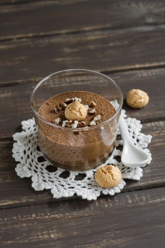 Mousse de chocolate con galletas