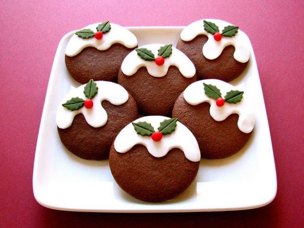 Galletitas navideñas de chocolate