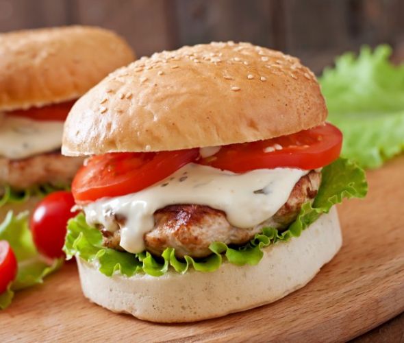 Hamburguesa de pollo