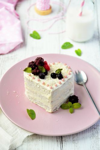 Pastel de frutos rojos