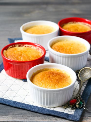 Tarritos de flan de crema