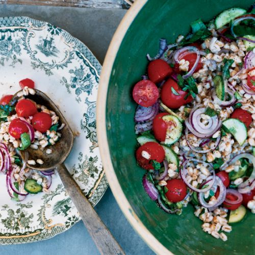 Ensalada con cebada